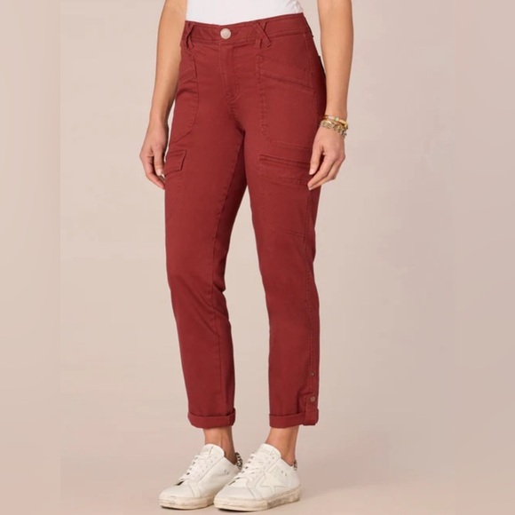 Democracy Ancient Clay Ab"solution Utility Relaxed Straight Leg Cargo Pants 16P - Picture 1 of 7